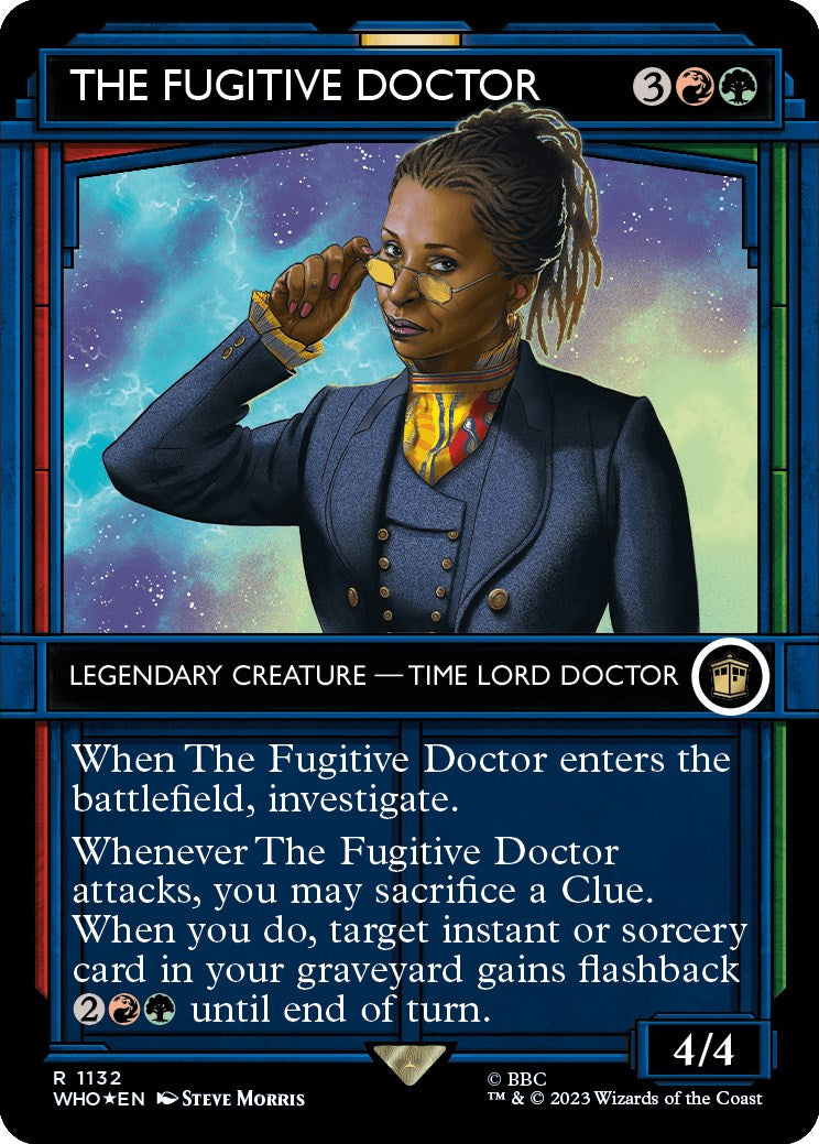 The Fugitive Doctor (Showcase) (Surge Foil) [Doctor Who] | GrognardGamesBatavia