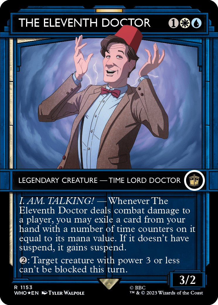 The Eleventh Doctor (Showcase) (Surge Foil) [Doctor Who] | GrognardGamesBatavia