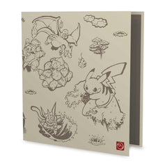 D-Ring Binder - Pikachu (Scroll Painting Style) | GrognardGamesBatavia