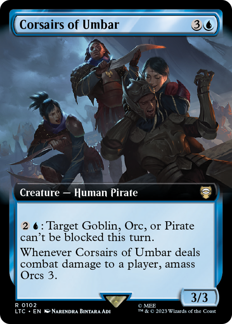 Corsairs of Umbar (Extended Art) [The Lord of the Rings: Tales of Middle-Earth Commander] | GrognardGamesBatavia