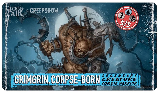 Secret Lair Spookydrop 2023: Grimgrin, Corpse-Born Standard Gaming Playmat for Magic: The Gathering - Ultra Pro Playmats | GrognardGamesBatavia