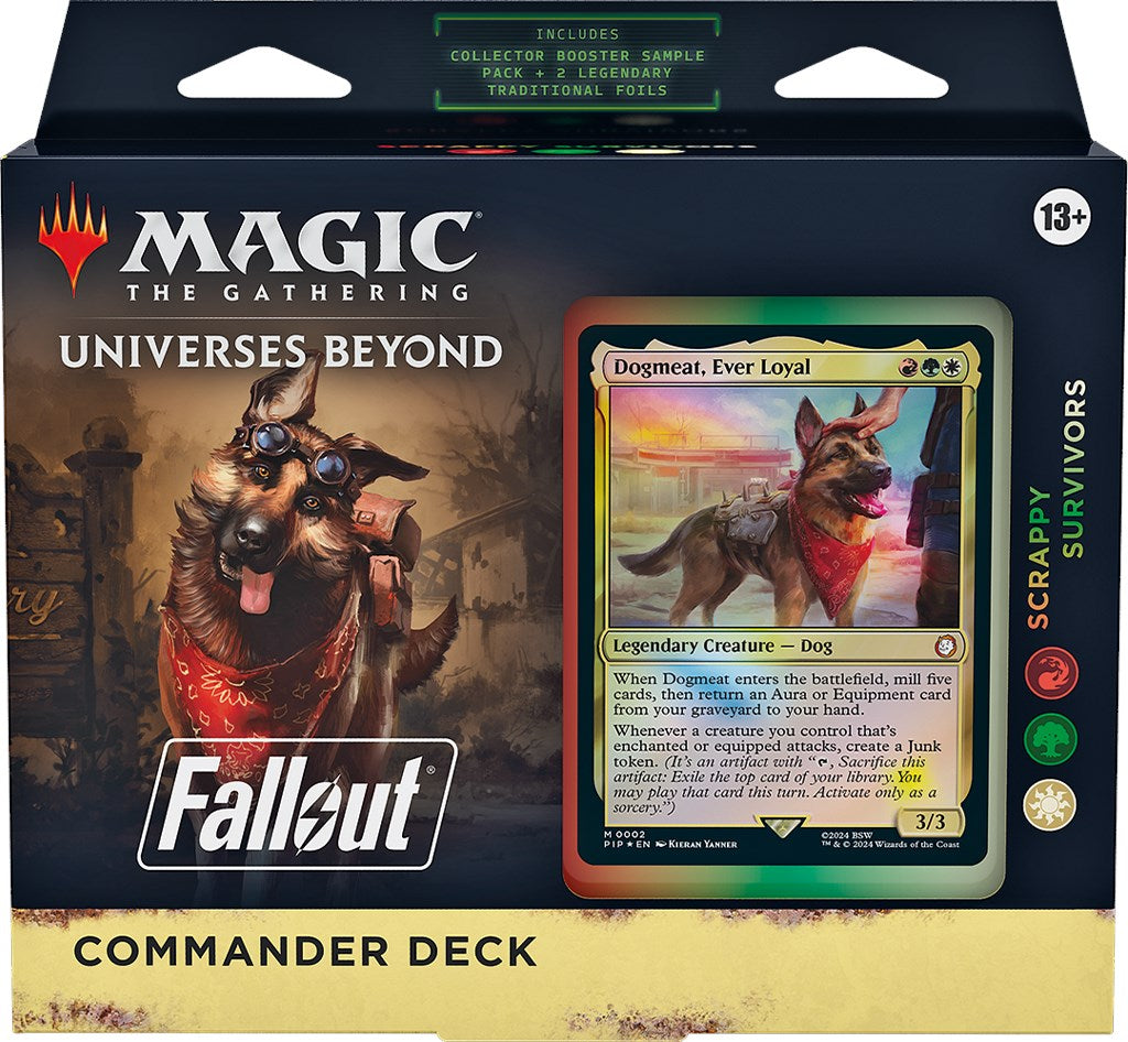 Fallout: Out of the Vault - Scrappy Survivors Commander Deck | GrognardGamesBatavia