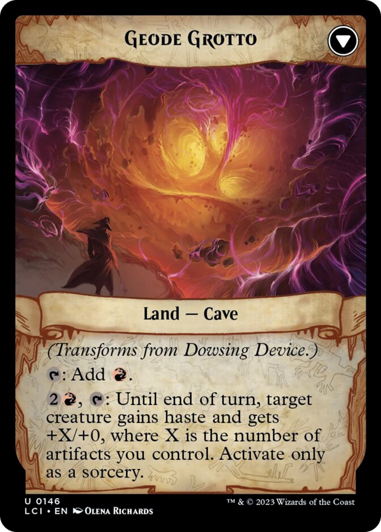 Dowsing Device // Geode Grotto [The Lost Caverns of Ixalan] | GrognardGamesBatavia