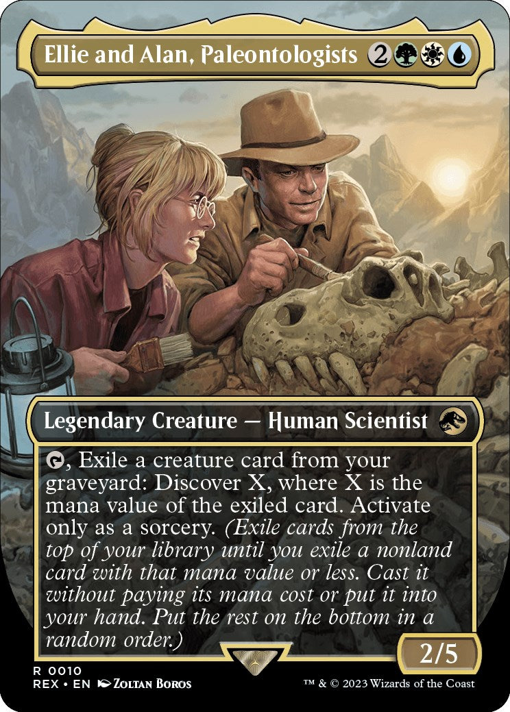 Ellie and Alan, Paleontologists (Borderless) [Jurassic World Collection] | GrognardGamesBatavia