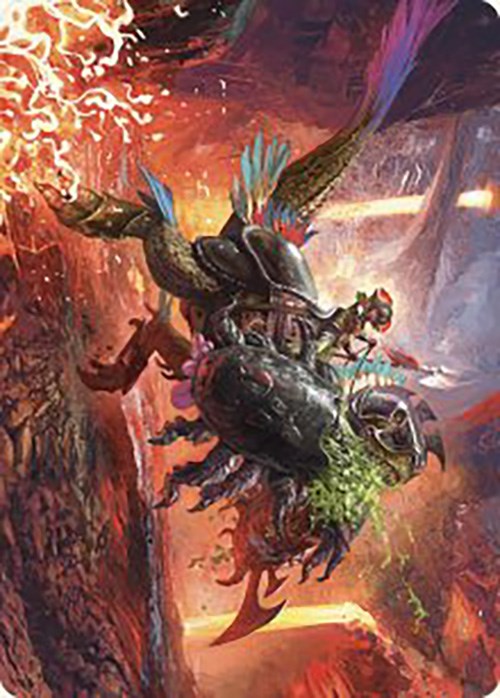 Triumphant Chomp Art Card [The Lost Caverns of Ixalan Art Series] | GrognardGamesBatavia