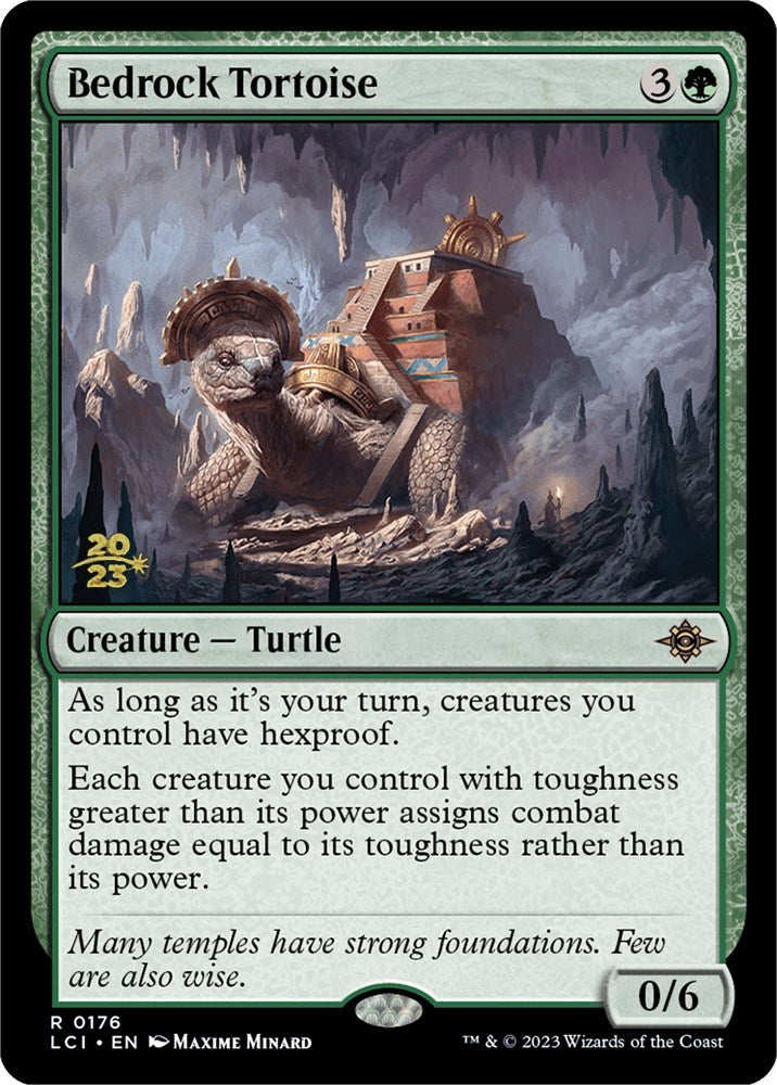 Bedrock Tortoise [The Lost Caverns of Ixalan Prerelease Cards] | GrognardGamesBatavia