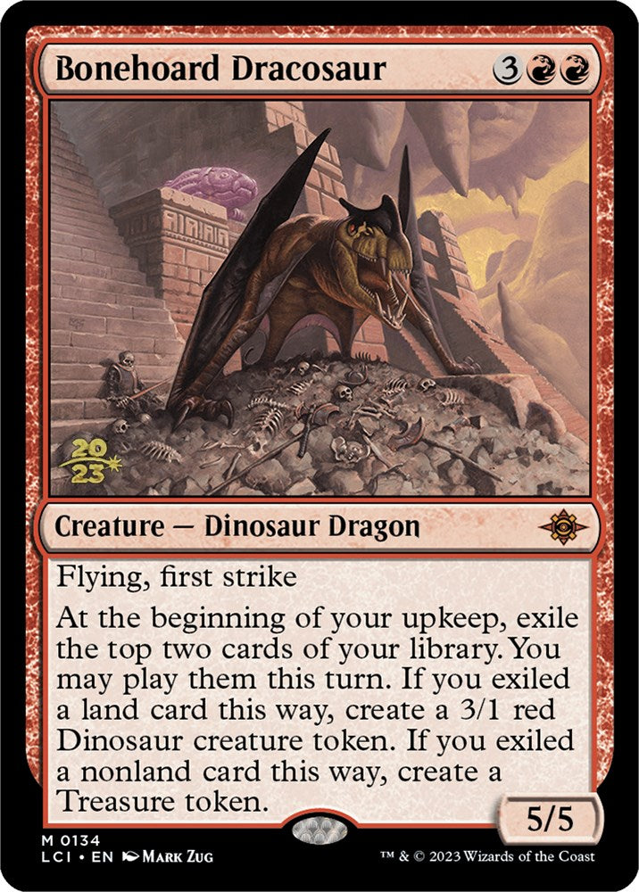 Bonehoard Dracosaur [The Lost Caverns of Ixalan Prerelease Cards] | GrognardGamesBatavia