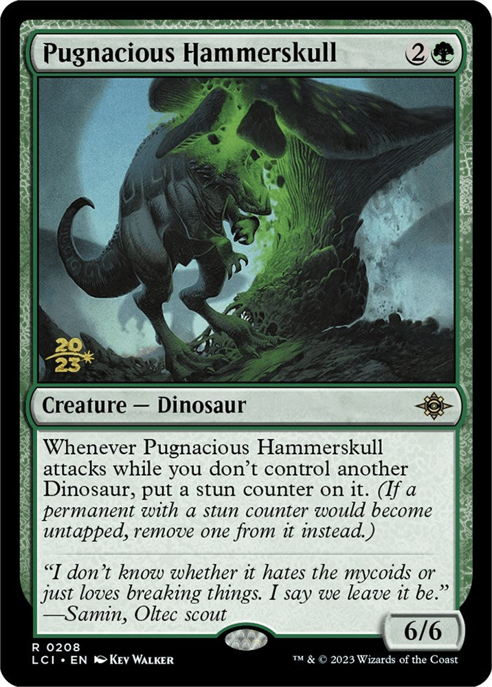 Pugnacious Hammerskull [The Lost Caverns of Ixalan Prerelease Cards] | GrognardGamesBatavia