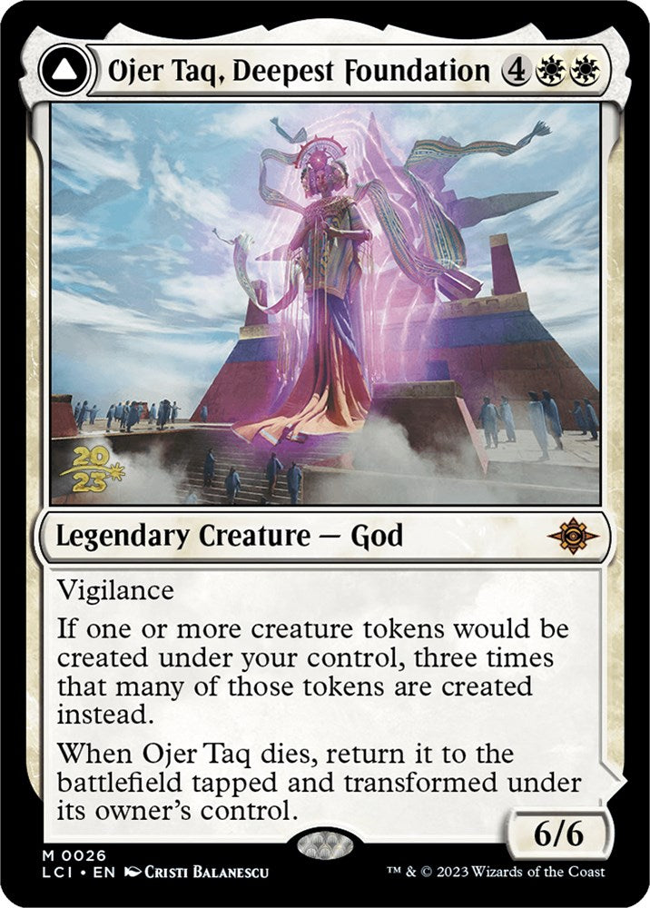 Ojer Taq, Deepest Foundation // Temple of Civilization [The Lost Caverns of Ixalan Prerelease Cards] | GrognardGamesBatavia