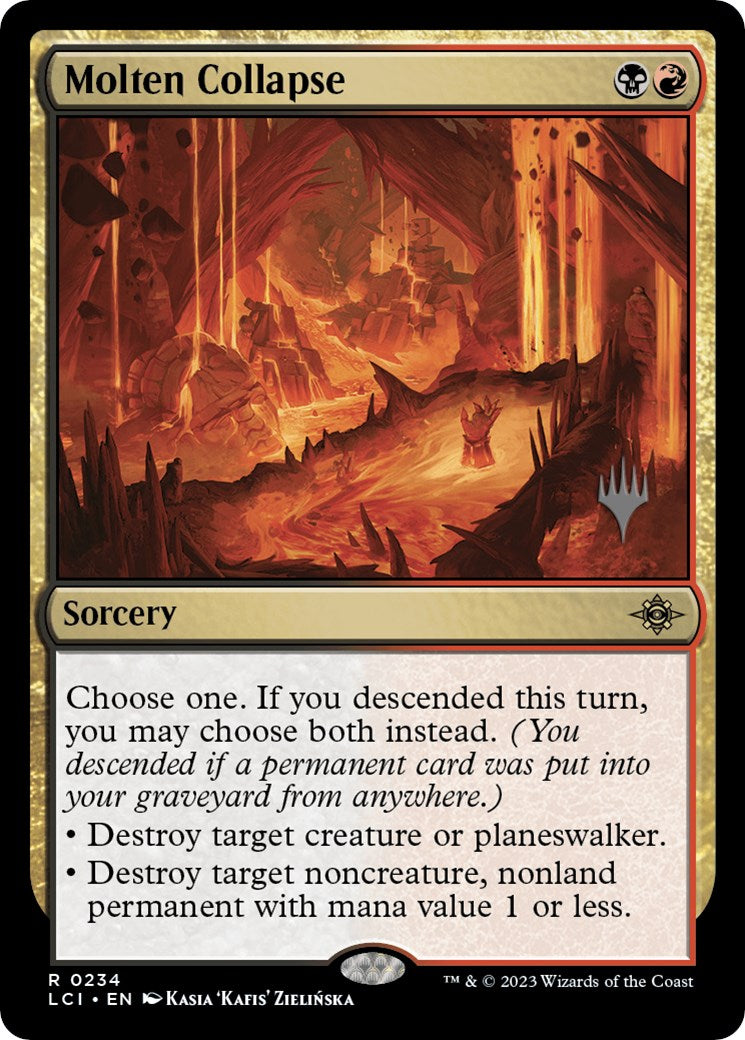 Molten Collapse (Promo Pack) [The Lost Caverns of Ixalan Promos] | GrognardGamesBatavia