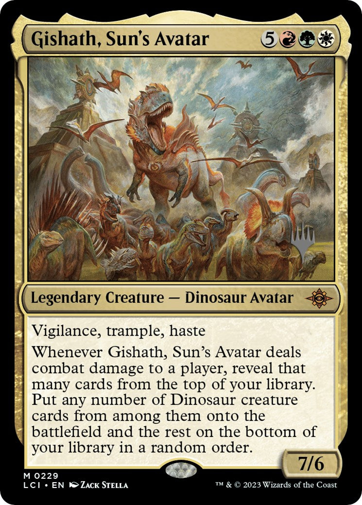 Gishath, Sun's Avatar (Promo Pack) [The Lost Caverns of Ixalan Promos] | GrognardGamesBatavia