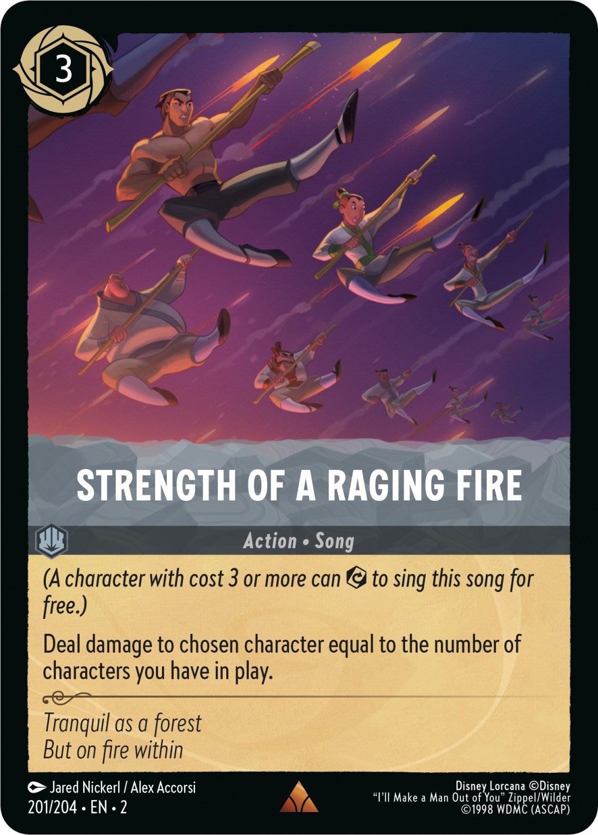 Strength of a Raging Fire (201/204) [Rise of the Floodborn] | GrognardGamesBatavia