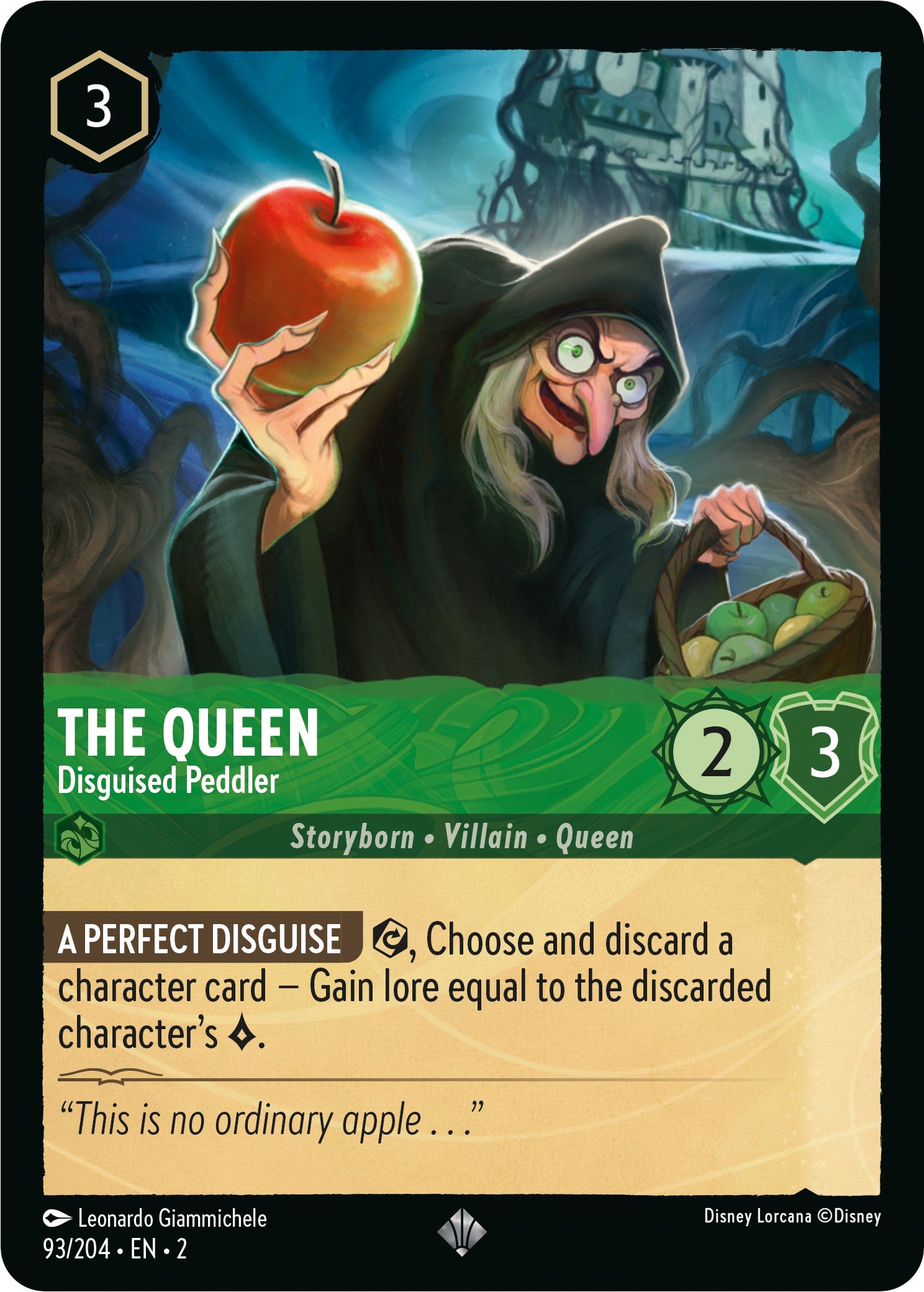 The Queen - Disguised Peddler (93/204) [Rise of the Floodborn] | GrognardGamesBatavia