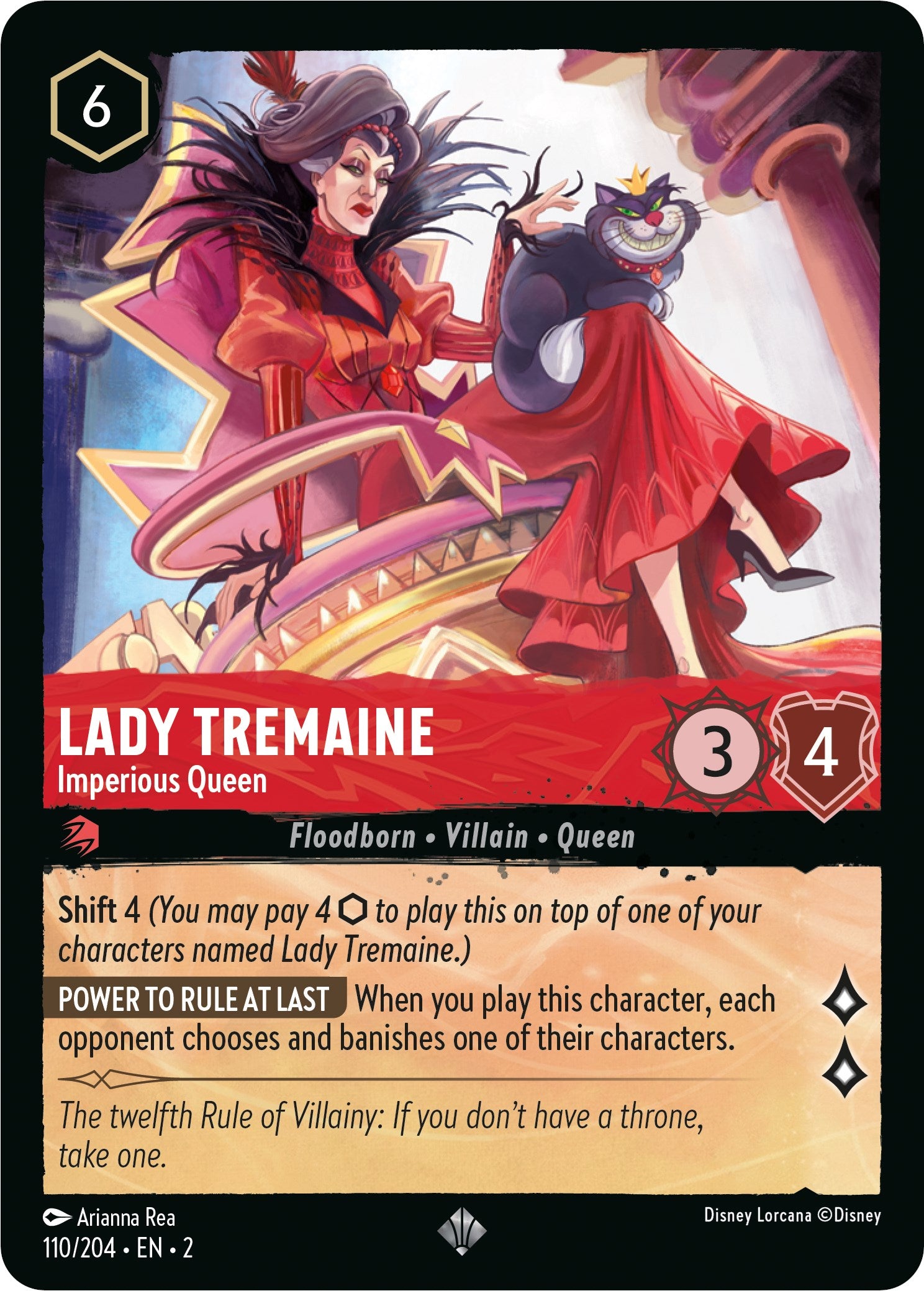 Lady Tremaine - Imperious Queen (110/204) [Rise of the Floodborn] | GrognardGamesBatavia