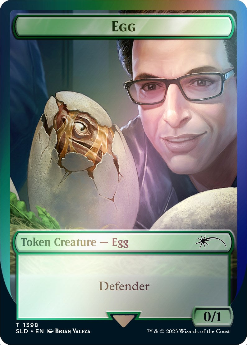 Egg Token (Rainbow Foil) [Secret Lair Drop Series] | GrognardGamesBatavia