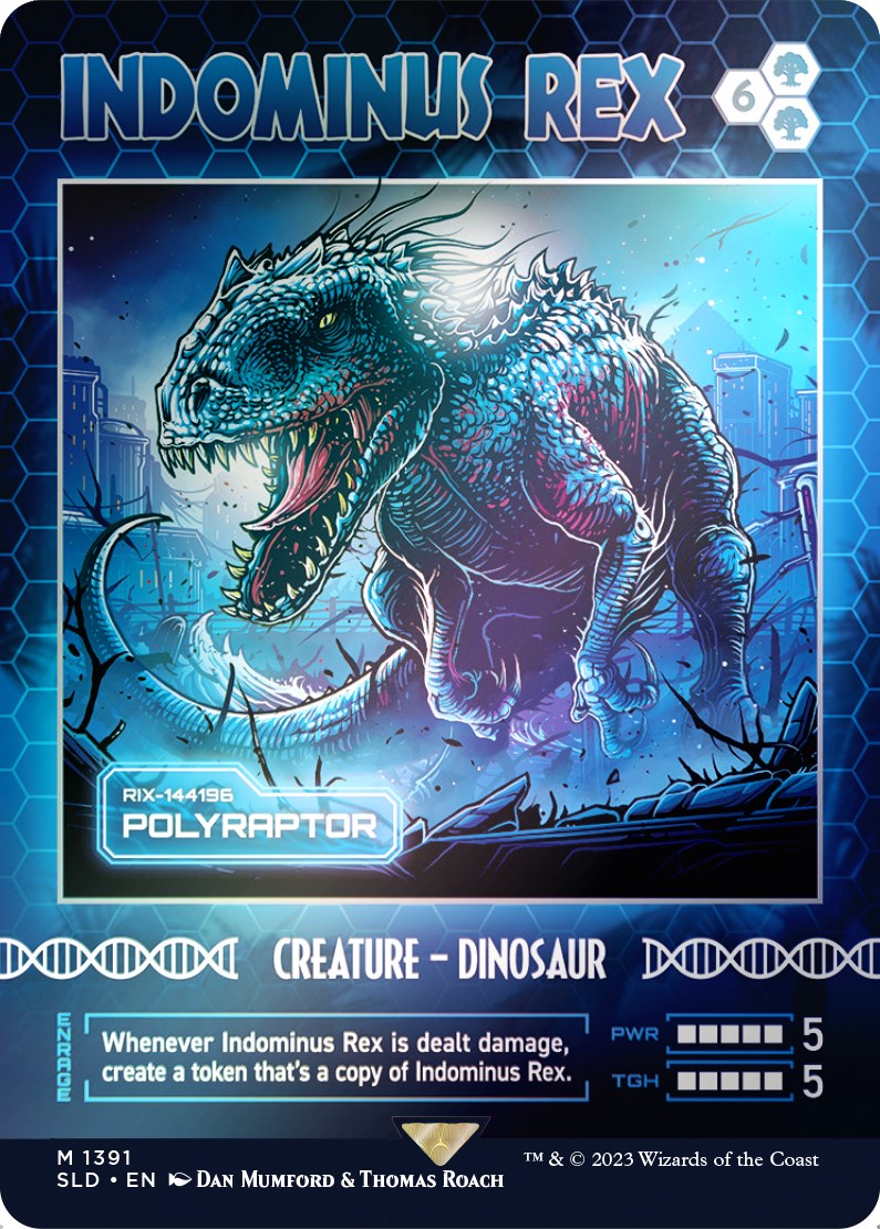 Indominus Rex - Polyraptor (Rainbow Foil) [Secret Lair Drop Series] | GrognardGamesBatavia