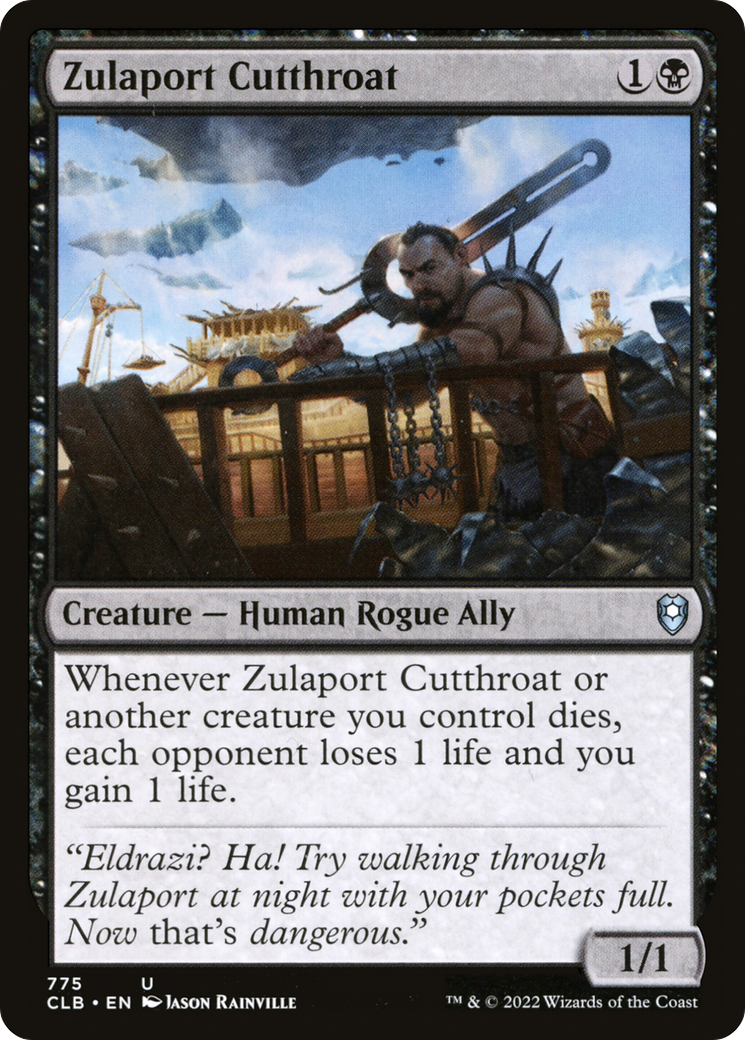 Zulaport Cutthroat [Commander Legends: Battle for Baldur's Gate] | GrognardGamesBatavia