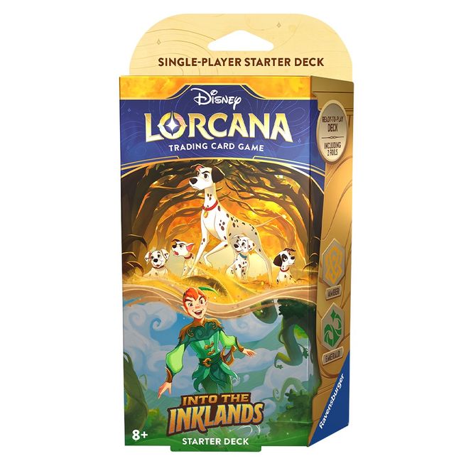 Disney Lorcana TCG: Into the Inklands Starter Deck - Amber & Emerald | GrognardGamesBatavia