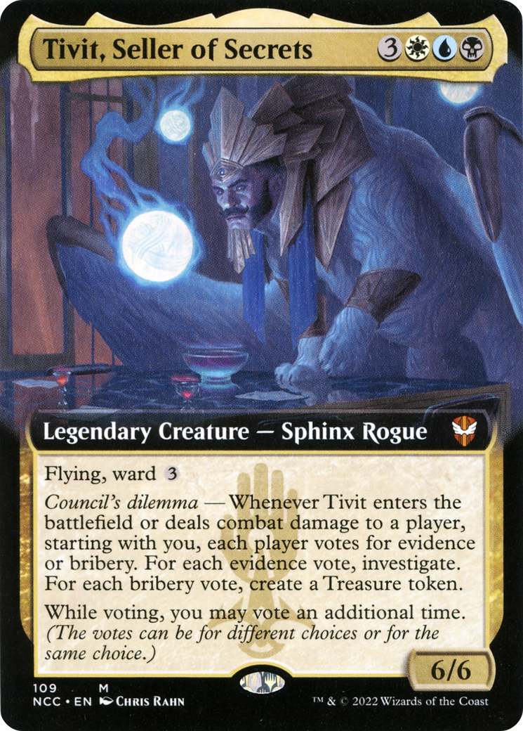 Tivit, Seller of Secrets (Extended Art) [Streets of New Capenna Commander] | GrognardGamesBatavia