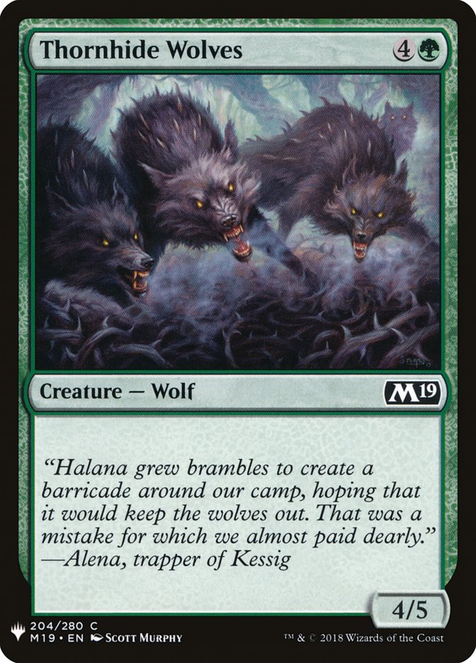 Thornhide Wolves [Mystery Booster] | GrognardGamesBatavia