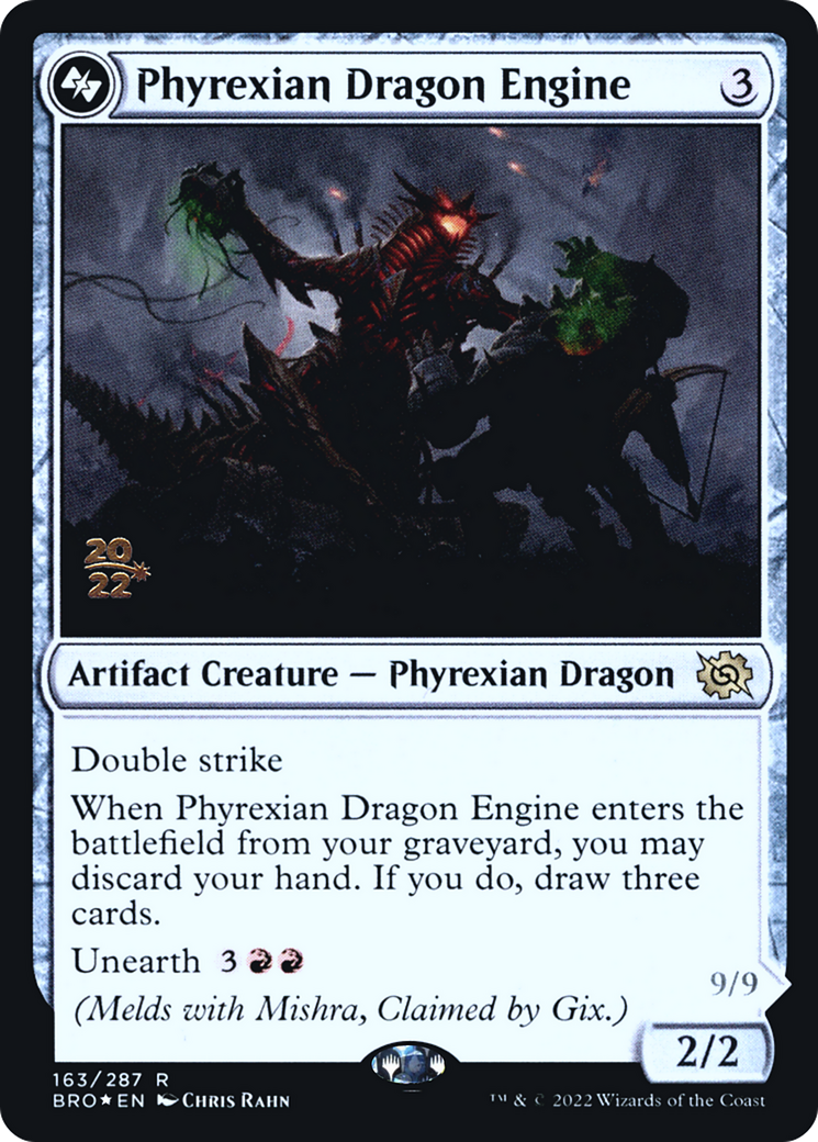 Phyrexian Dragon Engine [The Brothers' War Prerelease Promos] | GrognardGamesBatavia