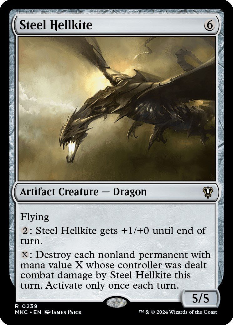 Steel Hellkite [Murders at Karlov Manor Commander] | GrognardGamesBatavia