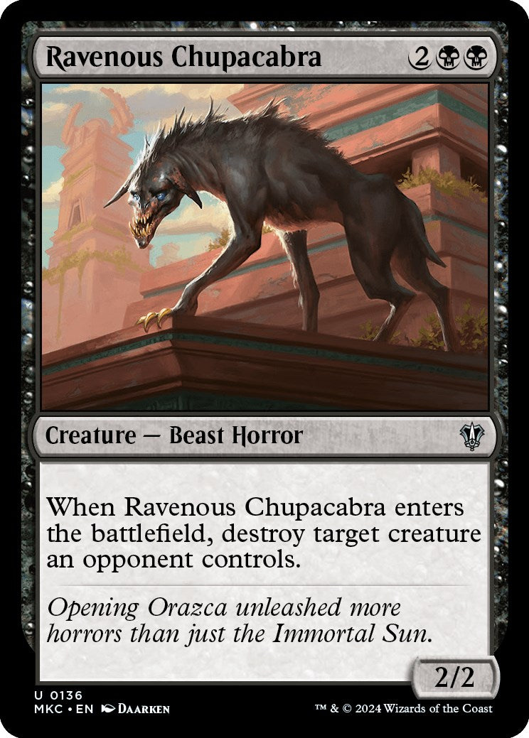 Ravenous Chupacabra [Murders at Karlov Manor Commander] | GrognardGamesBatavia