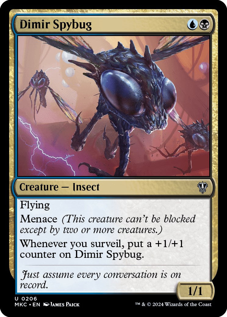 Dimir Spybug [Murders at Karlov Manor Commander] | GrognardGamesBatavia