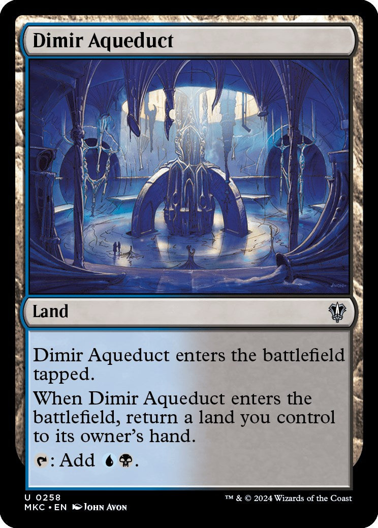 Dimir Aqueduct [Murders at Karlov Manor Commander] | GrognardGamesBatavia