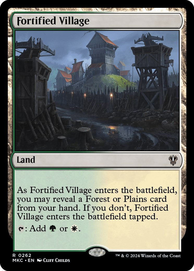 Fortified Village [Murders at Karlov Manor Commander] | GrognardGamesBatavia