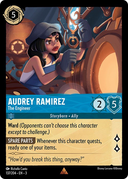 Audrey Ramirez - The Engineer (137/204) [Into the Inklands] | GrognardGamesBatavia