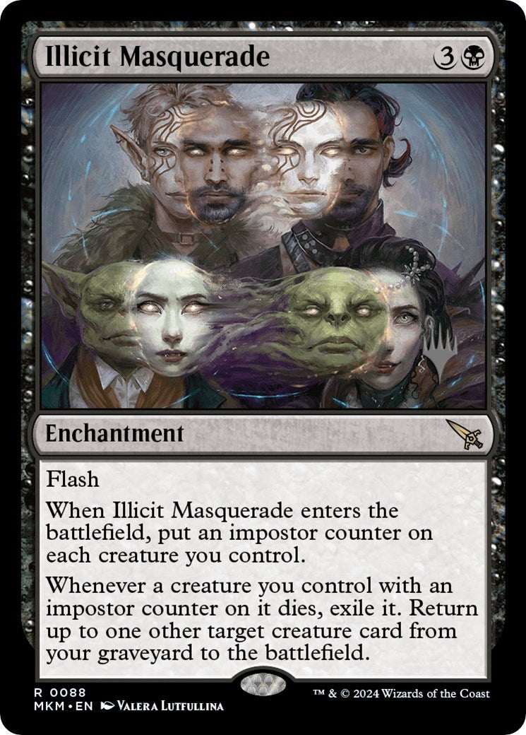 Illicit Masquerade (Promo Pack) [Murders at Karlov Manor Promos] | GrognardGamesBatavia