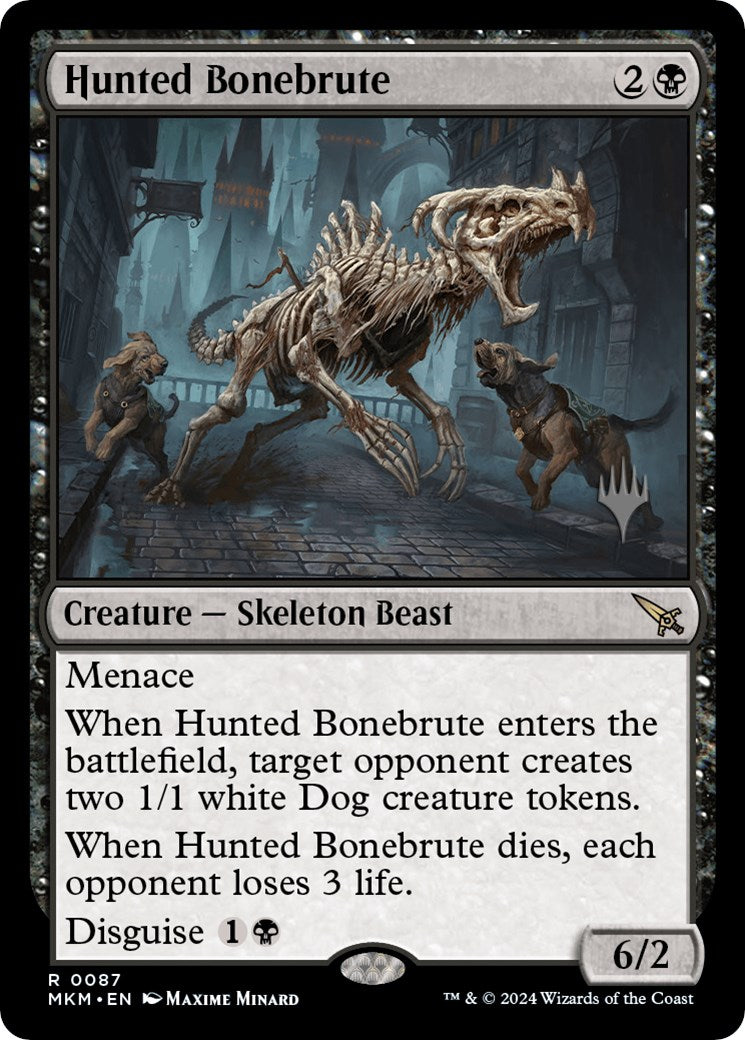 Hunted Bonebrute (Promo Pack) [Murders at Karlov Manor Promos] | GrognardGamesBatavia