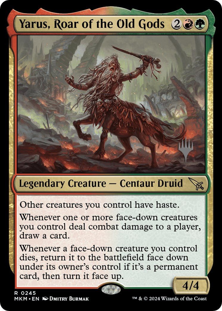 Yarus, Roar of the Old Gods (Promo Pack) [Murders at Karlov Manor Promos] | GrognardGamesBatavia