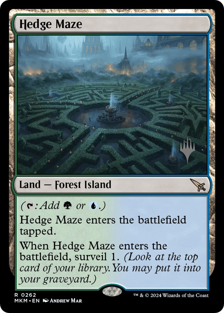 Hedge Maze (Promo Pack) [Murders at Karlov Manor Promos] | GrognardGamesBatavia