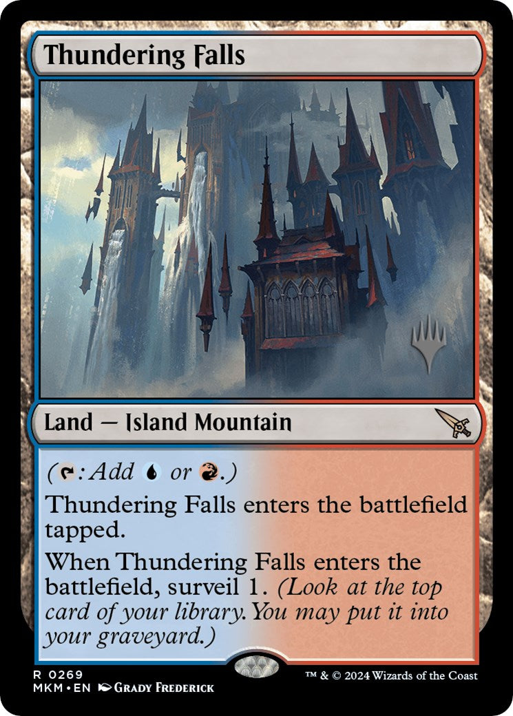 Thundering Falls (Promo Pack) [Murders at Karlov Manor Promos] | GrognardGamesBatavia