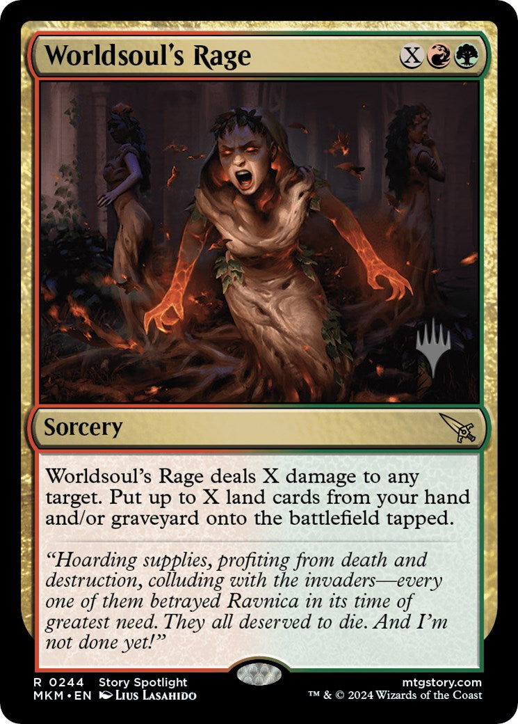 Worldsoul's Rage (Promo Pack) [Murders at Karlov Manor Promos] | GrognardGamesBatavia