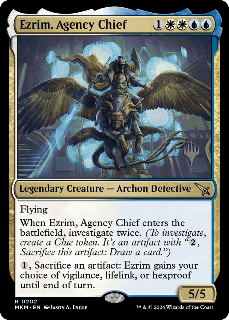 Ezrim, Agency Chief (Promo Pack) [Murders at Karlov Manor Promos] | GrognardGamesBatavia