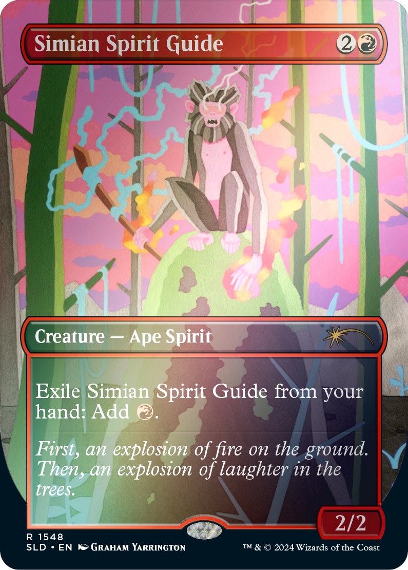 Simian Spirit Guide (Rainbow Foil) [Secret Lair Drop Series] | GrognardGamesBatavia