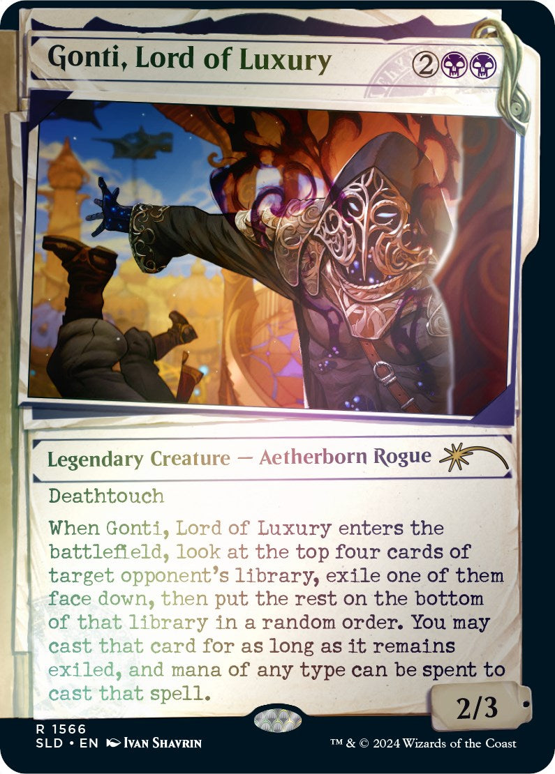 Gonti, Lord of Luxury (Rainbow Foil) [Secret Lair Drop Series] | GrognardGamesBatavia