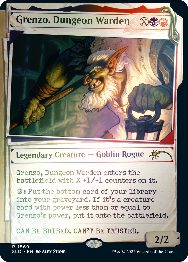 Grenzo, Dungeon Warden (Rainbow Foil) [Secret Lair Drop Series] | GrognardGamesBatavia