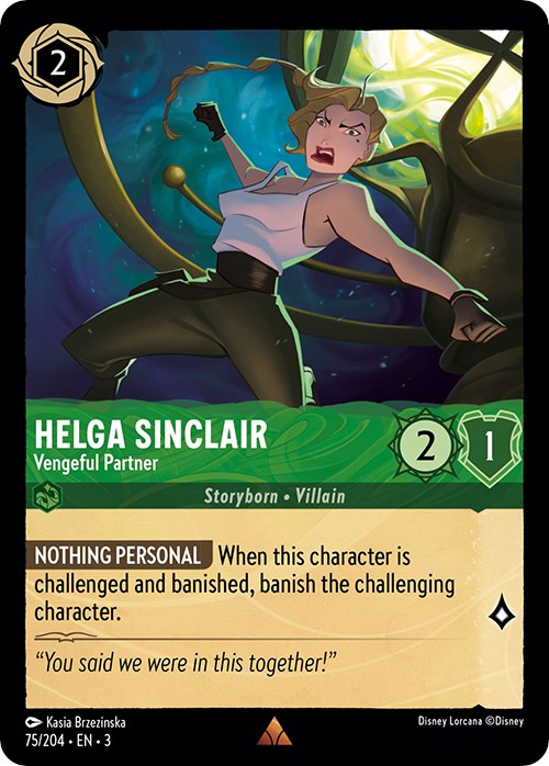 Helga Sinclair - Vengeful Partner (75/204) [Into the Inklands] | GrognardGamesBatavia