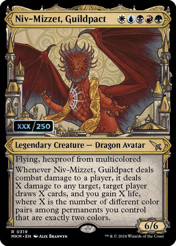 Niv-Mizzet, Guildpact (Serialized) [Murders at Karlov Manor] | GrognardGamesBatavia