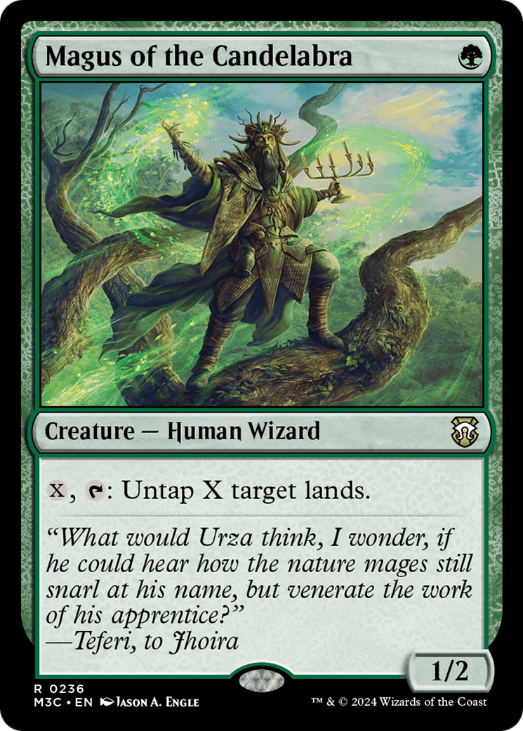 Magus of the Candelabra (Ripple Foil) [Modern Horizons 3 Commander] | GrognardGamesBatavia