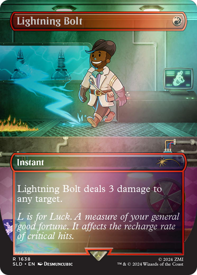 Lightning Bolt (1638) (Rainbow Foil) [Secret Lair Drop Series] | GrognardGamesBatavia