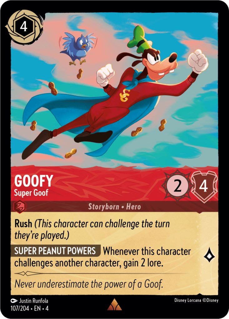 Goofy - Super Goof (107/204) [Ursula's Return] | GrognardGamesBatavia