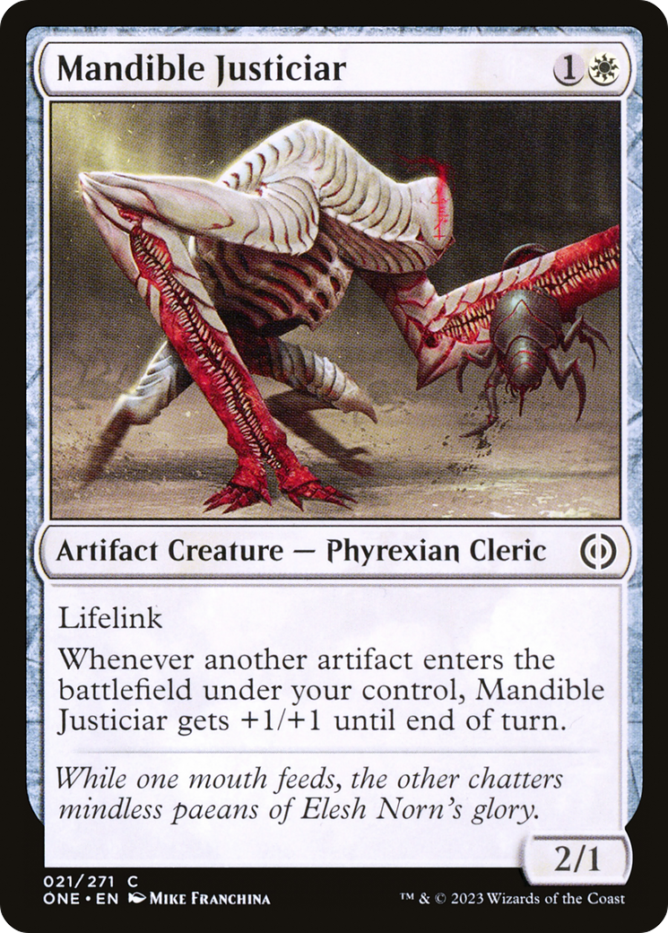 Mandible Justiciar [Phyrexia: All Will Be One] | GrognardGamesBatavia