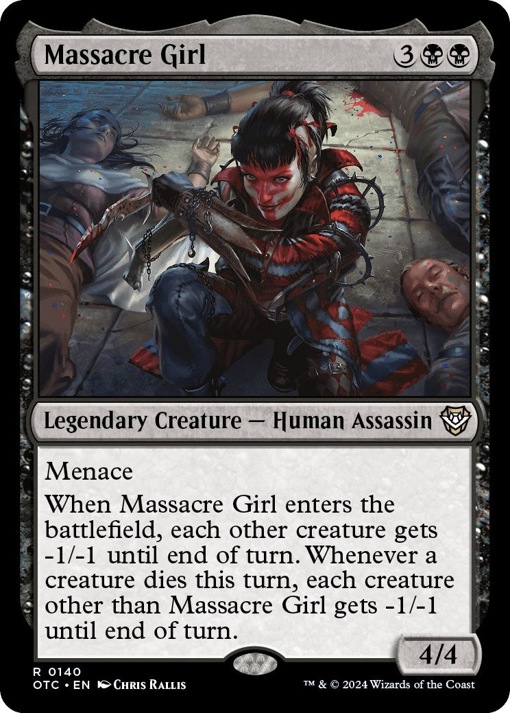 Massacre Girl [Outlaws of Thunder Junction Commander] | GrognardGamesBatavia