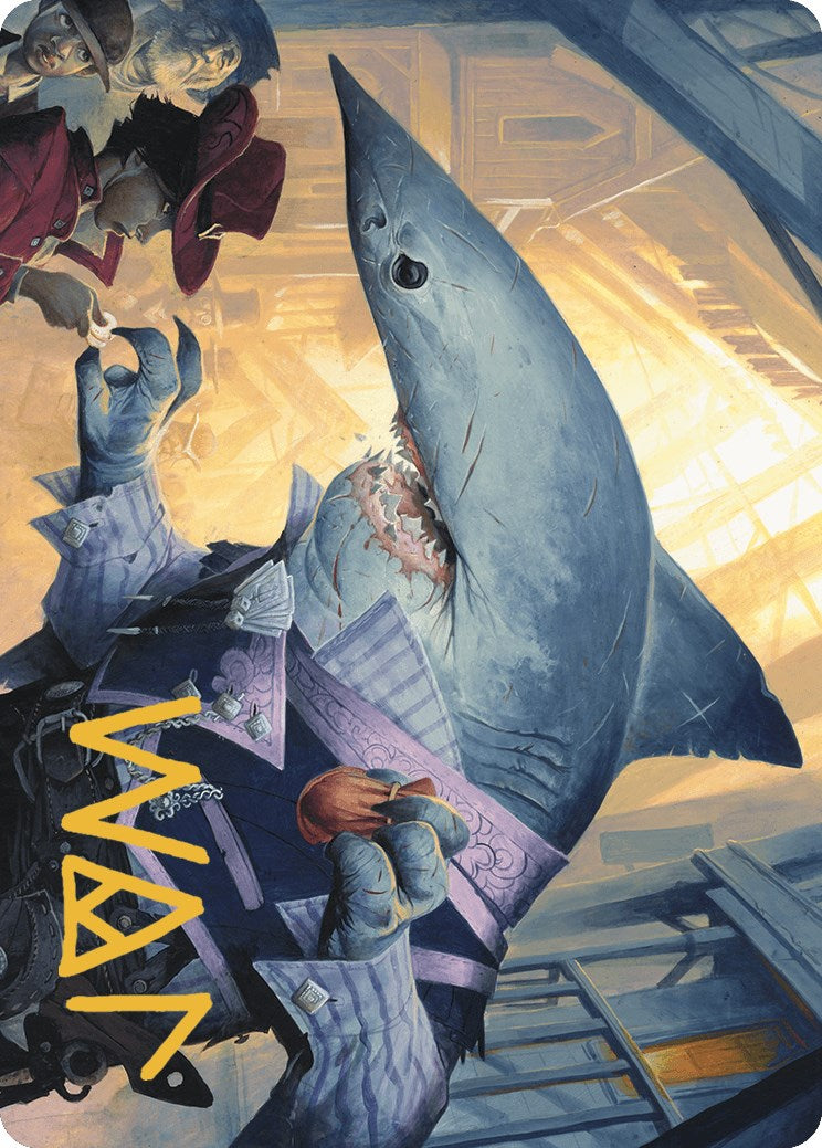 Loan Shark Art Card (Gold-Stamped Signature) [Outlaws of Thunder Junction Art Series] | GrognardGamesBatavia
