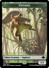 Elephant // Squirrel Double-Sided Token [Dominaria Remastered Tokens] | GrognardGamesBatavia